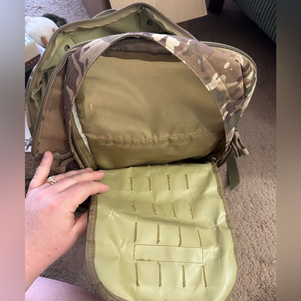 Camo Tactical Backpack - Picture 3 of 4